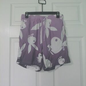 Playboy by PacSun Shorts Mens Purple White Size Large Rayon Size S
